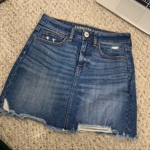 American eagle denim skirt